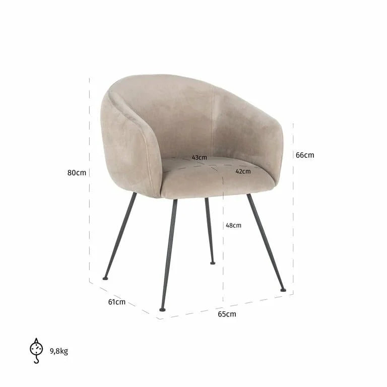 Stol AVANTI beige