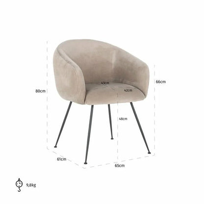Stol AVANTI beige