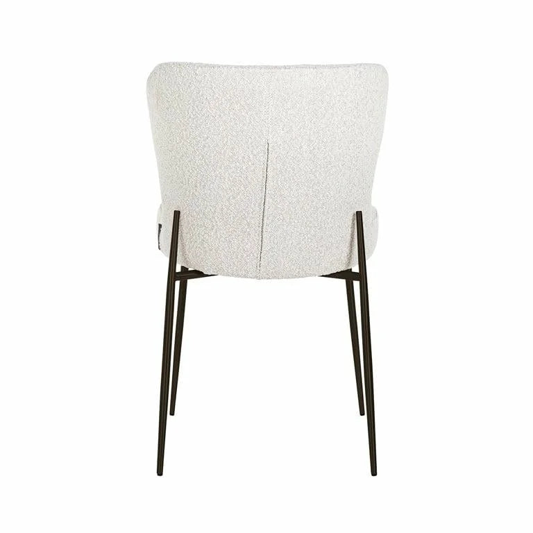 Stol Darby Vit bouclé