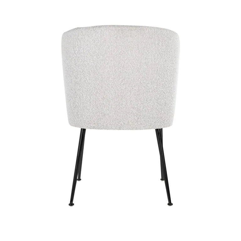 Stol Fallon Vit Bouclé