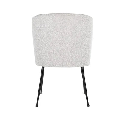 Stol Fallon Vit Bouclé