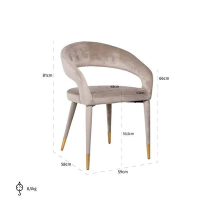 Stol Gia khaki