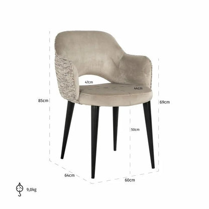 Stol Giovanna Khaki