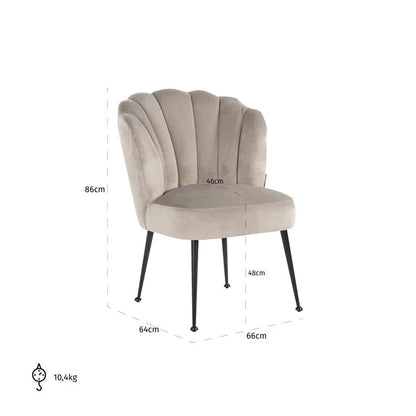 Stol Pippa khaki