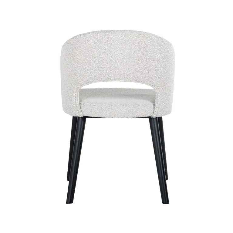 Stol Savoy Vit Bouclé