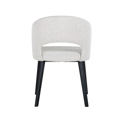 Stol Savoy Vit Bouclé