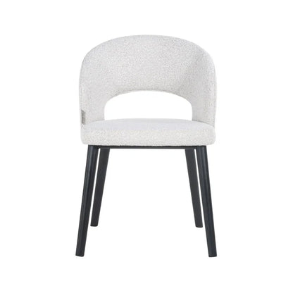Stol Savoy Vit Bouclé