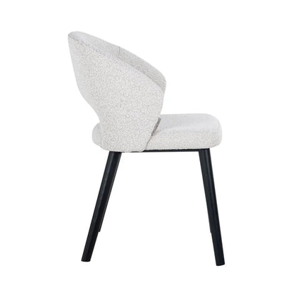 Stol Savoy Vit Bouclé