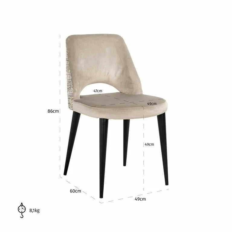Stol Tabitha Khaki