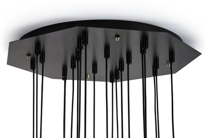 Taklampa - FLUSSO 20, svart