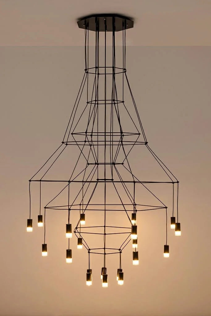 Taklampa - FLUSSO 20, svart