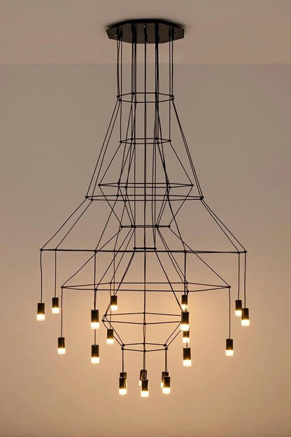 Taklampa - FLUSSO 20, svart