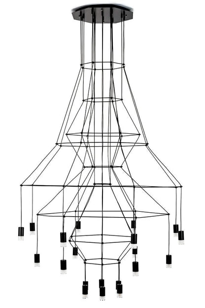 Taklampa - FLUSSO 20, svart