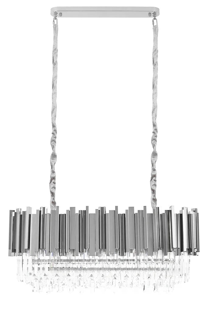 Taklampa - IMPERIAL LONG SILVER 90