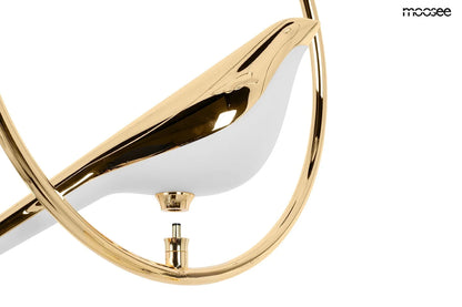 Taklampa MOOSEE - BIRD DISC guld
