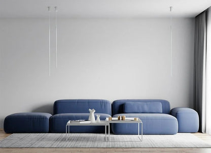 Taklampa MOOSEE - OMBRE 60, vit