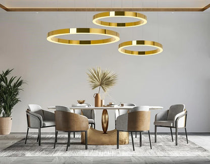 Taklampa MOOSEE - RING LUXURY 70, guld