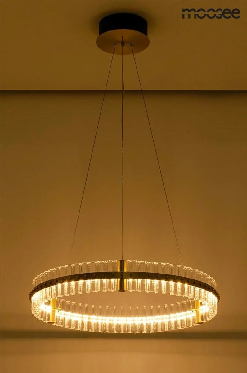 Taklampa MOOSEE - SATURNUS 70, guld