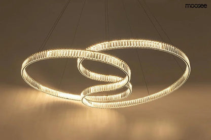 Taklampa MOOSEE - WAVE 160A, krom