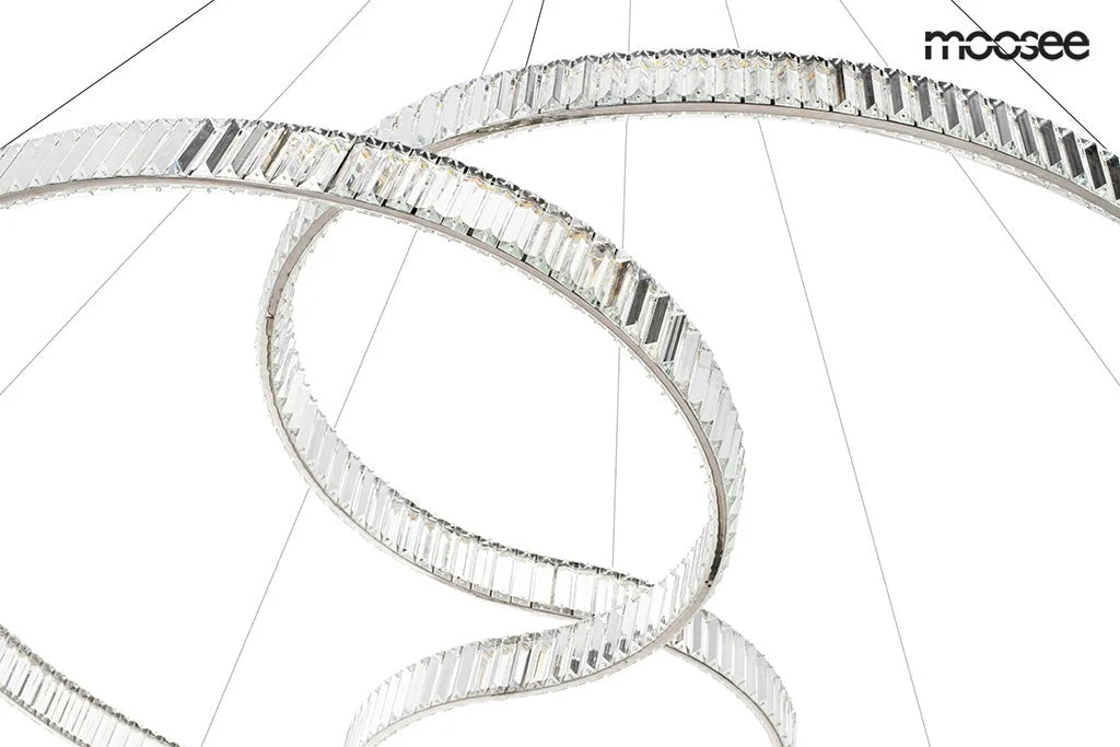 Taklampa MOOSEE - WAVE 160A, krom