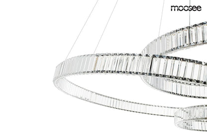Taklampa MOOSEE - WAVE 160A, krom