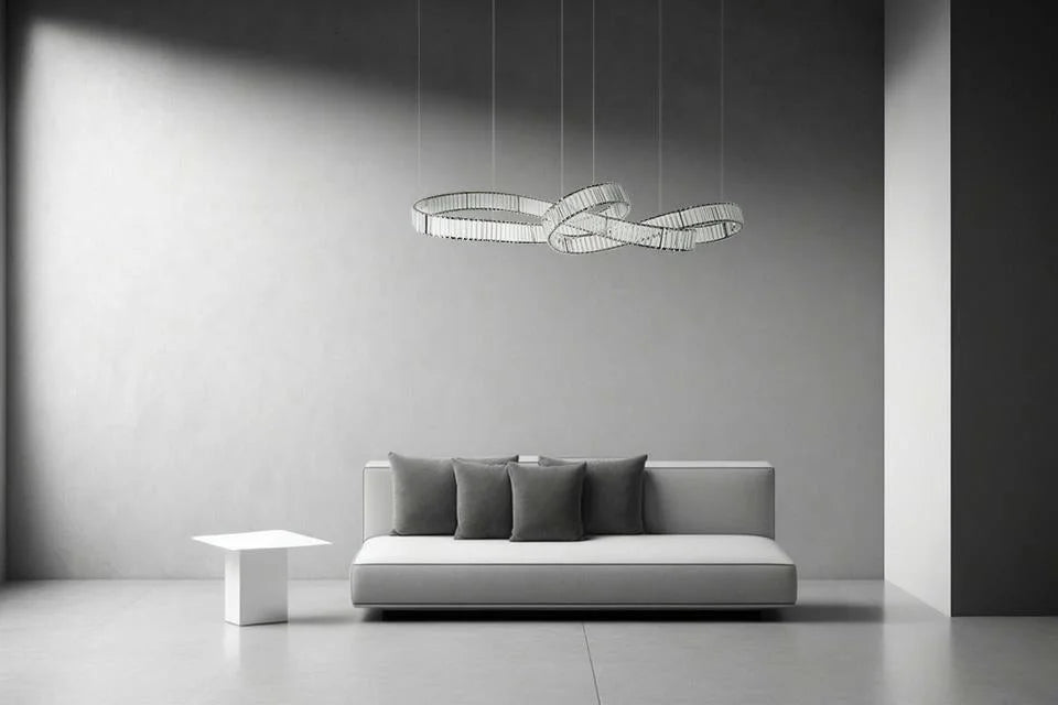 Taklampa MOOSEE - WAVE 160B, krom