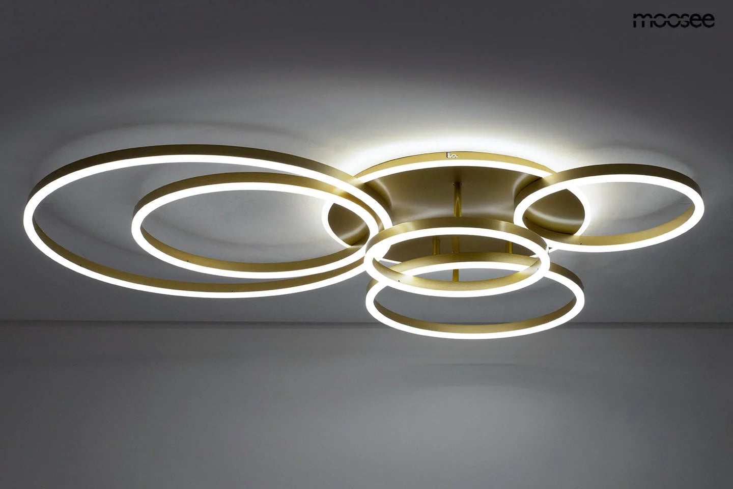 Taklampa Plafond RINGS 6 GULD