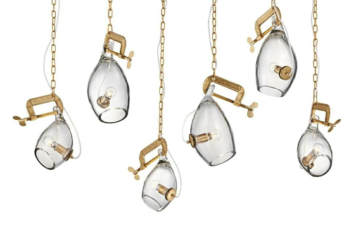 Taklampa - VICE, mässing