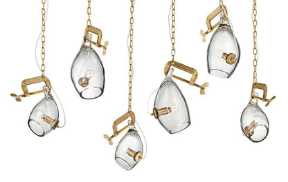 Taklampa - VICE, mässing