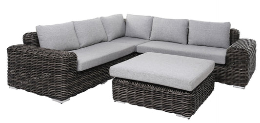 Trädgårdsset - Maje Grey 4 delar 267x267x73 cm Miloo Home