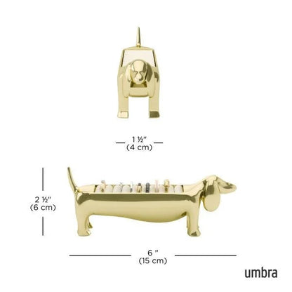UMBRA ringställ DACHSIE guld