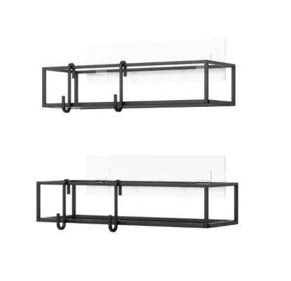 UMBRA set med 2 duschhyllor CUBIKO svart