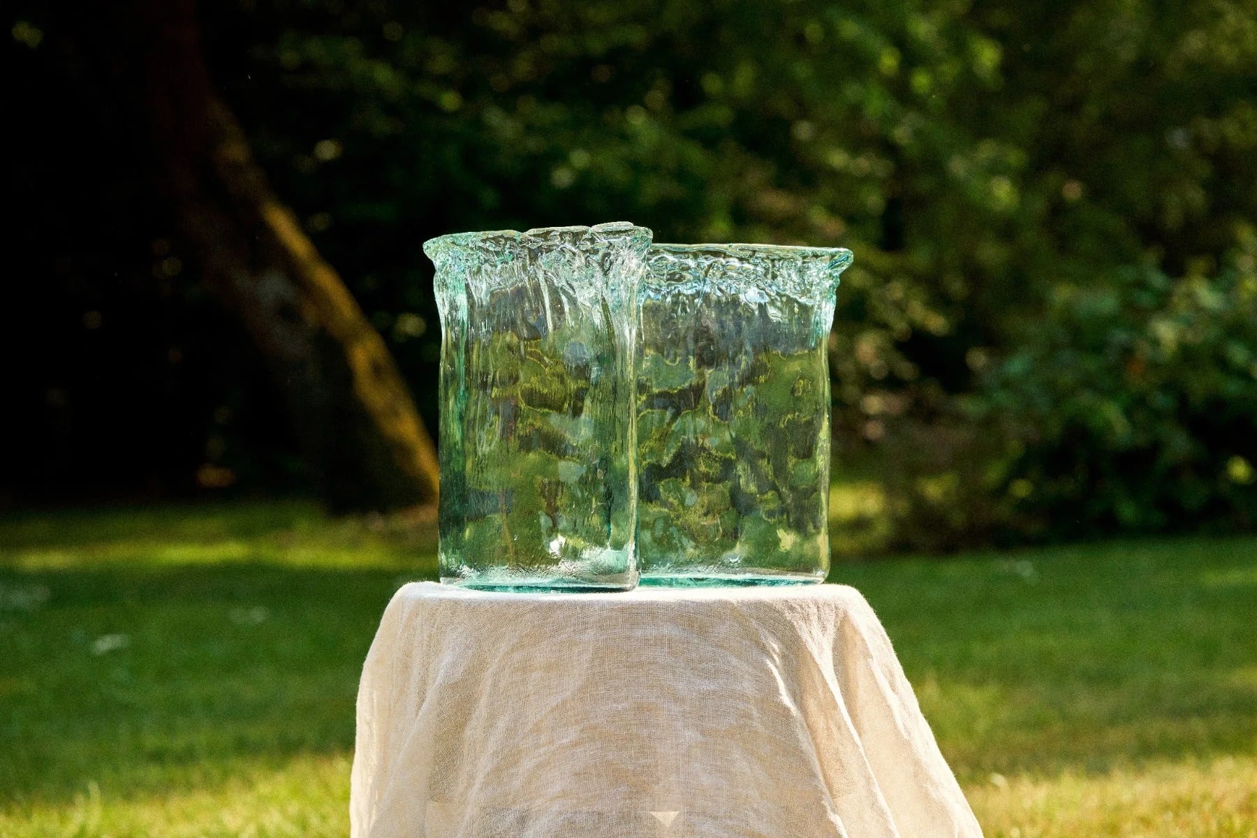 Vas Pandora Oval 25x34cm Transparentný