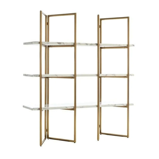 Vitrinskåp Lagrand 3-shelves (Guld)